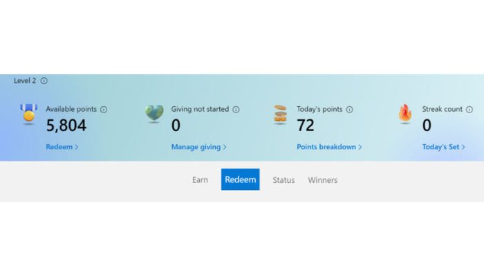 Rewards Dashboard