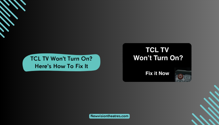 TCL TV Won't Turn On