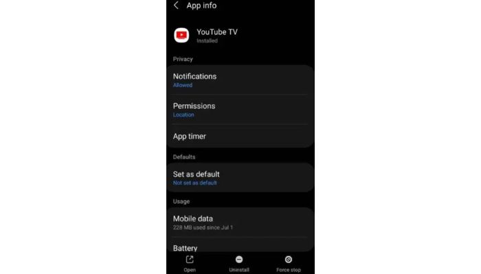 App Info
