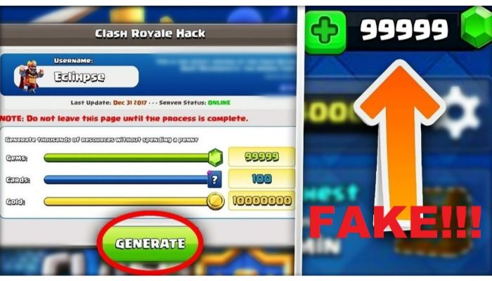 Clash Royale Gems Generators work