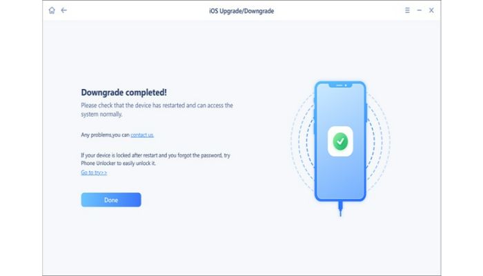 Downgrade iOS Version