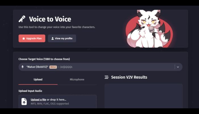 FakeYou Voice To Voice Conversion