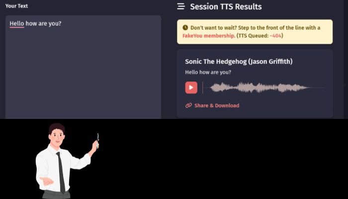 FakeYou Voice Trial