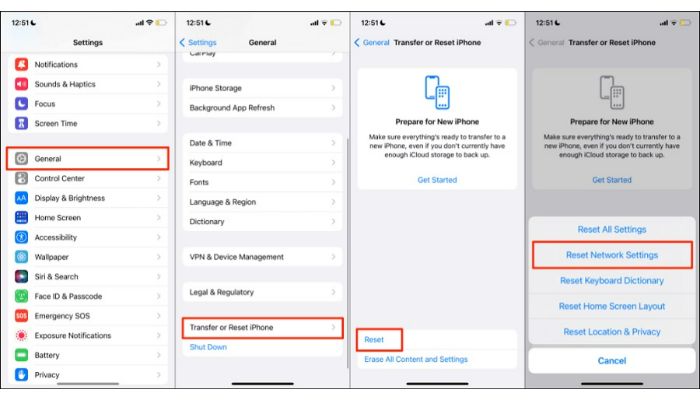 Reset Network Carrier