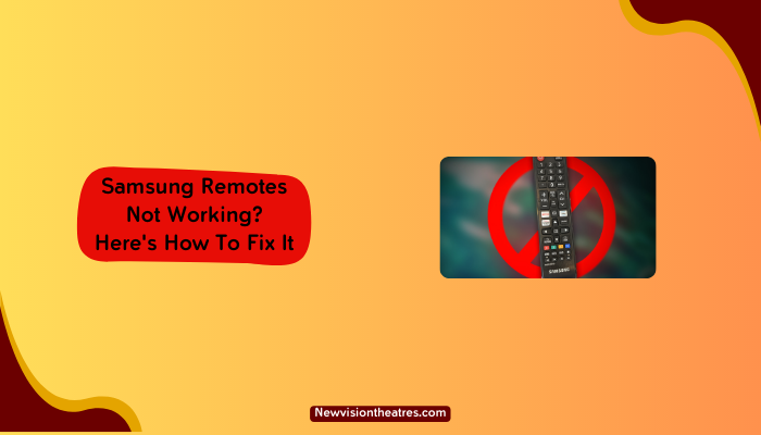 Samsung Remotes Not Working
