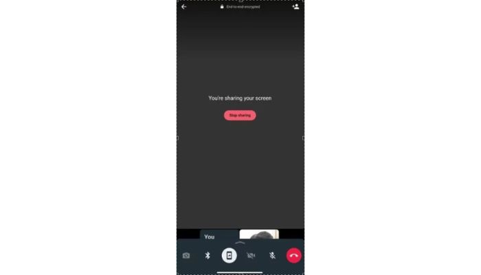 Screen Sharing Buttons