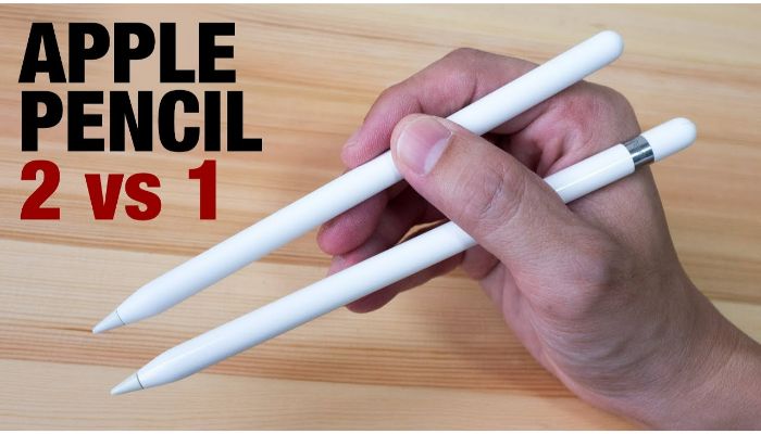 apple 1 vs 2 pencil model