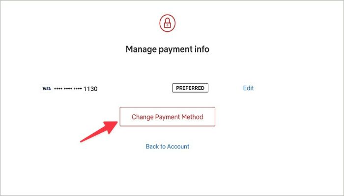 Change Payment Method