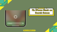 fix iphone stuck on search