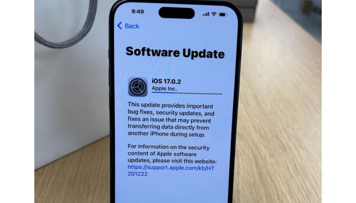 Software Update ios