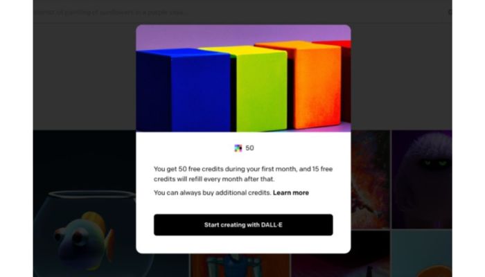  get access to Dall-E 3 with 50 credits