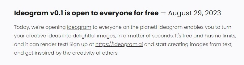 is Ideogram free