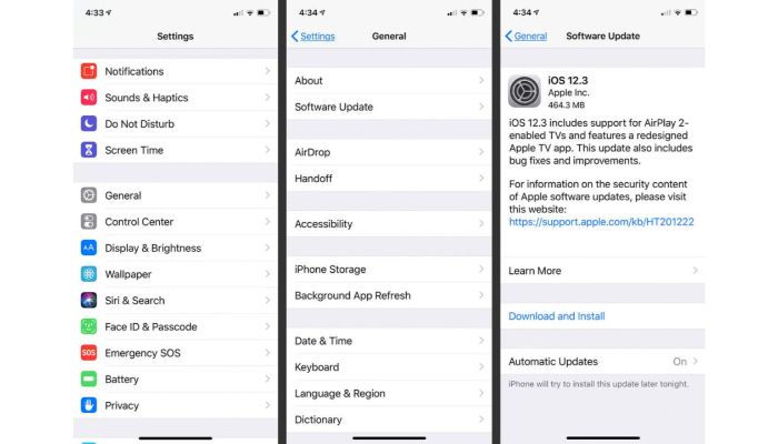 Update to the latest iOS
