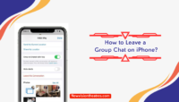 leave a group chat