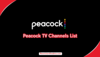 lineup of peacock tv